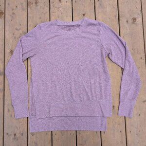 Alo Yoga Glimpse Long Sleeve Split Side Shirt – Women’s Size S